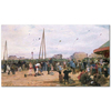 Victor Gabriel Gilbert Clignancourt'ta Panayır Yerleri Kanvas Tablo