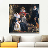 The Family of the Artist by Jacob Jordaens as Fine Art Print