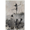 The Fire Eater Raised His Arms To The Thunder Bird by Frederic Remington