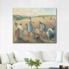 The Gleaners by Camille Pissarro as Art Print