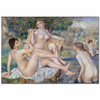 The Great Bathers by Pierre Auguste Renoir as Art Print