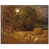 The Harvest Moon by Samuel Palmer as Art Print