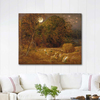 The Harvest Moon by Samuel Palmer as Art Print