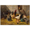 The Hen Roost by Charles Jacque as Fine Art Print