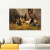 The Hen Roost by Charles Jacque as Fine Art Print