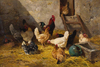 The Hen Roost by Charles Jacque