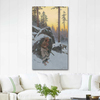 The Indian Bear Hunter by Henry Farny as Fine Art Print