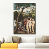 The Judgment of Paris by Lucas Cranach as Art Print