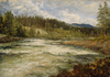 The Labro Falls by Thomas Fearnley as Fine Art Print