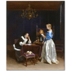 Gerard ter Borch Mektup Kanvas Tablo