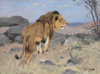 The Lion by Wilhelm Kuhnert