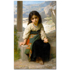 William Adolphe Bouguereau Küçük Dilenci Kanvas Tablo