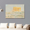 The Parthenon West Façade by Henry Bacon as Art Print