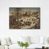 The People's Census at Bethlehem by Pieter Bruegel as Art Print