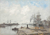 Eugene Boudin Liman Bologne Sur Mer Kanvas Tablo