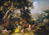 The Preaching of Saint John the Baptist by Abraham Bloemaert