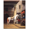 Jean Leon Gerome At Pazarı Kahire Kanvas Tablo