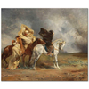 The Sandstorm by Eugene Fromentin as Fine Art Print