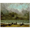 Gustave Courbet Deniz Kanvas Tablo