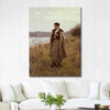 The Shepherdess of Rolleboise by Daniel Ridgway Knight as Fine Art Print