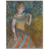 Edgar Degas Yeşiller İçindeki Şarkıcı Kanvas Tablo