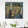 Ernst Ludwig Kirchner Asker Banyosu Kanvas Tablo