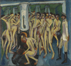 Ernst Ludwig Kirchner Asker Banyosu Kanvas Tablo