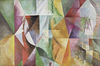 Robert Delaunay Üç Pencere, Kule ve Tekerlek Kanvas Tablo