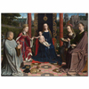 The Virgin and Child with Saints and Donor by David Gerard as Fine Art Print