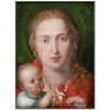 Albrecht Dürer Karanfilli Meryem Kanvas Tablo
