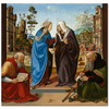 The Visitation with Saint Nicholas and Saint Anthony Abbot by Piero di Cosimo as Fine Art Print
