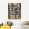 Edgar Degas Prova Salonunda Üç Balerin Kanvas Tablo