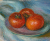 William Glackens Üç Domates Kanvas Tablo