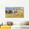 Threshing In The Abruzzi by Peder Severin Krøyer as Fine Art Print