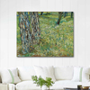 Tree Trunks in the Grass by Vincent van Gogh as Fine Art Print