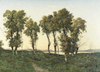 Henri Joseph Harpignies Ağaçlar Kanvas Tablo