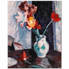 Samuel Peploe Beyaz Vazoda Laleler Kanvas Tablo