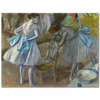Edgar Degas İki Balerin Giyinme Odasında Kanvas Tablo