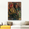 Two Girls In Peasant Costumes by Konstantin Korovin as Fine Art Print