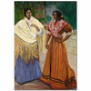 Two Gypsies by Francisco Iturrino