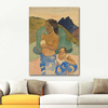 Two Tahitian Women In A Landscape by Paul Gauguin as Fine Art Print