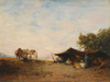 Un Gourbi by Narcisse Berchere as Fine Art Print