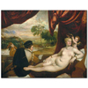 Titian Venüs ve Müzisyen Kanvas Tablo