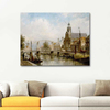 View of the Magare Bridge by Cornelis Christiaan Dommersen as Art Print