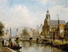 View of the Magare Bridge by Cornelis Christiaan Dommersen