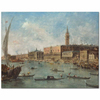 View to the Doge's Palace Venice by Francesco Guardi as Fine Art Print