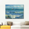 Vincent van Gogh Santa Maries'de Deniz Kanvas Tablo