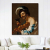Violin Player with a Wine Glass by Dirck van Baburen as Art Print