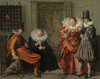 Voorname Vrijage by Willem Pietersz Buytewech as Fine Art Print