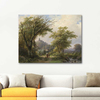 Walking in the Forest by Johann Bernhard Klombeck as Fine Art Print